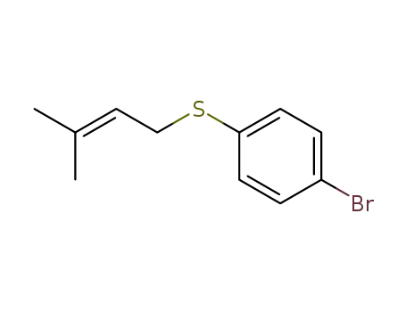 1-Bromo-4-(3-methylbut-2-enylsulphanyl)benzene