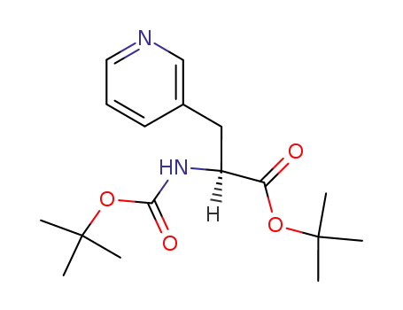 N-t-Butoxycarbonyl-3-(pyridin-3-yl)-(S)-alanine t-butyl ester