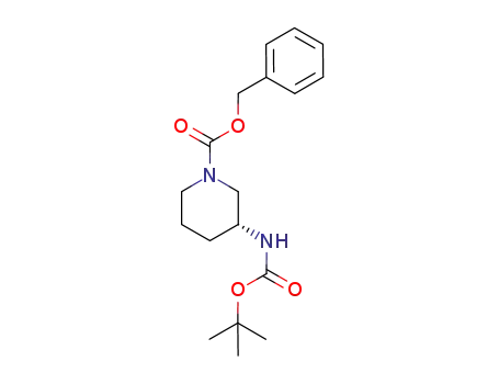 (R)-3-(tert-butoxycarbonylamino)piperidine-1-carboxylic acid benzyl ester