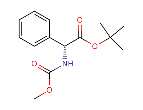 (R)-tert-butyl 2-(methoxycarbonylamino)-2-phenylacetate