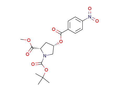 Boc-(2S,4S)-p-nitrobenzoate-4-hydroxyproline methyl ester