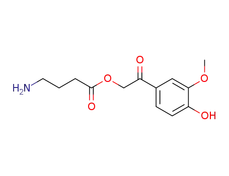 4-amino-butyric acid 2-(4-hydroxy-3-methoxy-phenyl)-2-oxo-ethyl ester