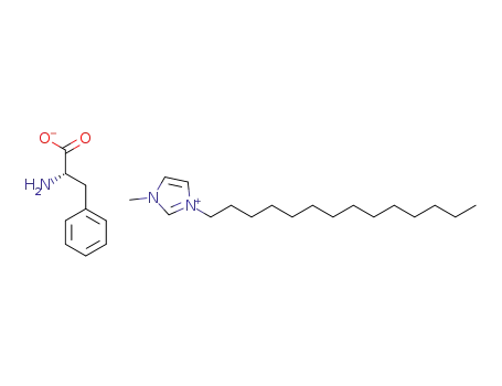 1-tetradecyl-3-methylimidazolium L-2-aminohydrocinnamic acid salt